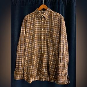 Medium Barbour Plaid Shirt.  Super Soft cotton